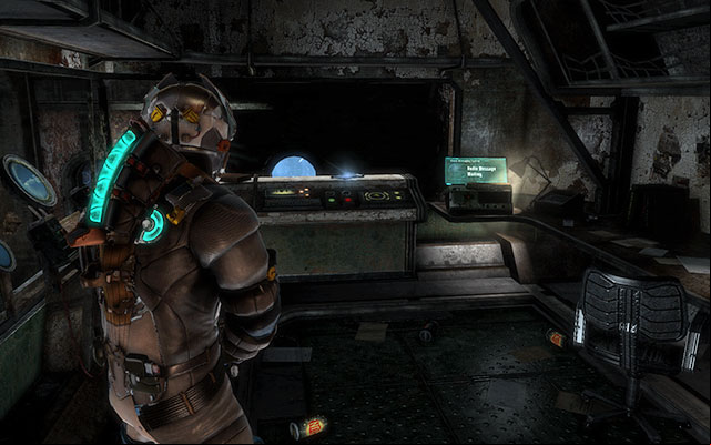 Inside the room youll find a workbench and a crate - Investigate the Conning Tower | Side missions: Conning Tower - Side missions: Conning Tower - Dead Space 3 Game Guide