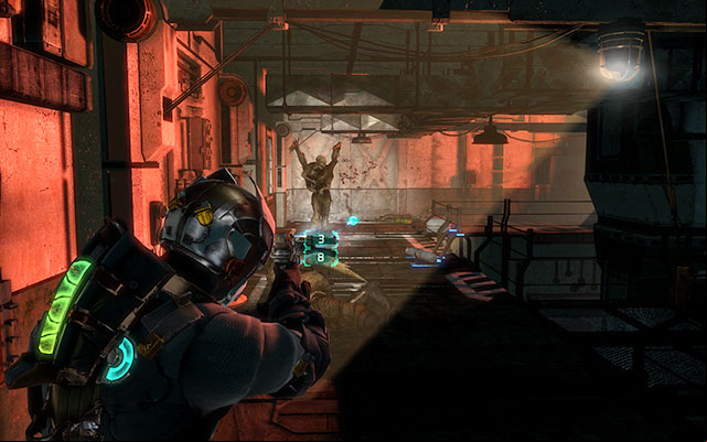 Go through the corridor to the next room - go up and approach the next gate - Locate Edwards | Side missions: Conning Tower - Side missions: Conning Tower - Dead Space 3 Game Guide