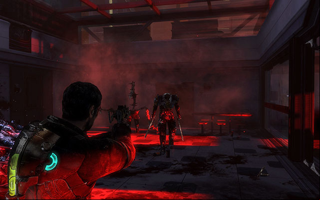 After a short cutscene youll find yourself in a small trap - few Necromorphs will attack you after few seconds - Rendezvous with Norton | 1: Rude Awakening - 1: Rude Awakening - Dead Space 3 Game Guide
