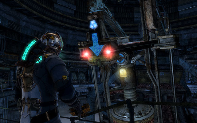 There are three large mechanisms around the generator - Restore power to ship | 3: The Lost Flotilla - 3: The Lost Flotilla - Dead Space 3 Game Guide