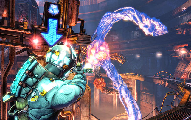 Take the elevator and ride it down - Decipher the message in the irals Quarters | 4: Historys Ember - 4: Historys Ember - Dead Space 3 Game Guide