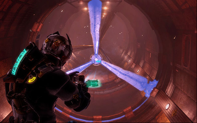Go through the door and climb down the ladder - youll find yourself in the zero gravity room - Decipher the message in the irals Quarters | 4: Historys Ember - 4: Historys Ember - Dead Space 3 Game Guide