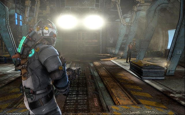 Go to the end of the corridor and then the door in front of you - Regroup with the crew | 4: Historys Ember - 4: Historys Ember - Dead Space 3 Game Guide