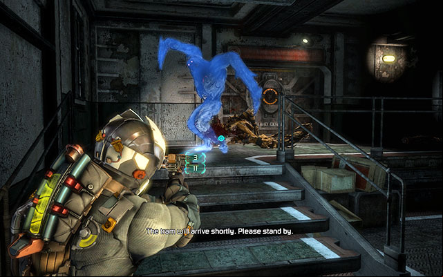 In this moment you shouldnt care about other monsters and run forwards - Call the tram | 5: Expect Delays - 5: Expect Delays - Dead Space 3 Game Guide