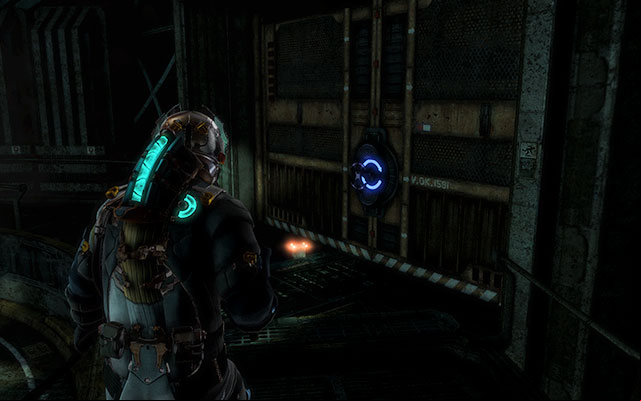 When you let in the rest of crew and get to the cargo bay, turn right - Chapter 3 | Secrets - Secrets - Dead Space 3 Game Guide