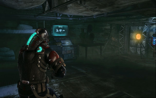 In the next room you have to listen to the audio log first - Retrieve the Codex from Danik | 17: A Strange City - 17: A Strange City - Dead Space 3 Game Guide