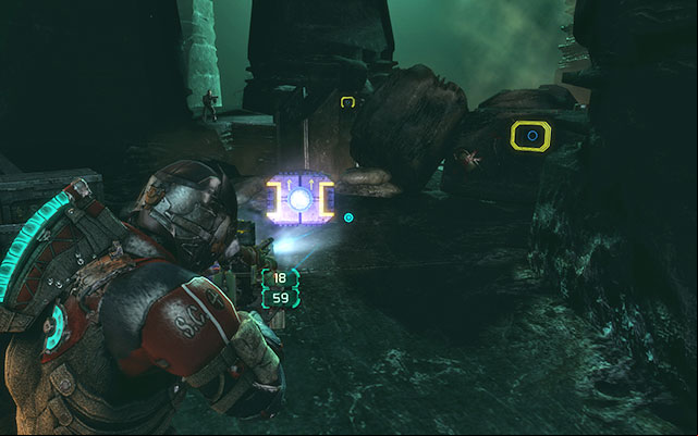 Youll see fleeing Danik - get rid of enemy soldiers on the lower catwalk and head to the left - Retrieve the Codex from Danik | 17: A Strange City - 17: A Strange City - Dead Space 3 Game Guide