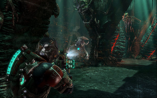 After the second detonation a cutscene starts - youll fall down, retrieving Codex on the way - Bring the codex to the Machine | 17: A Strange City - 17: A Strange City - Dead Space 3 Game Guide