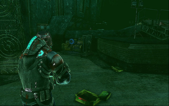 After crossing the gate you should see three empty power slots - these are opening the age to the Machine - Align the Power Array | 18: Kill or Be Killed - 18: Kill or Be Killed - Dead Space 3 Game Guide