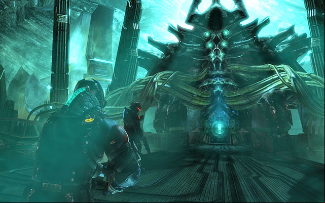 After getting to the top, youll meet Carver and when you move to the Codex, another cutscene will start - Complete the Array Sequence | 18: Kill or Be Killed - 18: Kill or Be Killed - Dead Space 3 Game Guide