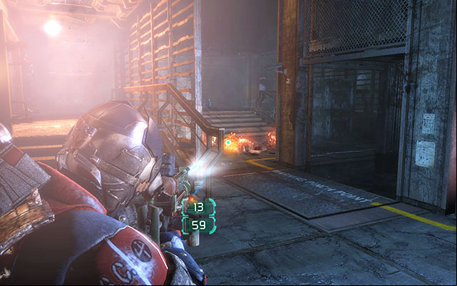 At the moment you call the elevator, it will get stuck at half way and youll be attacked by a horde of Necromorphs - Recover anything that survived the purge | Side missions: Disposal Services - Side missions: Disposal Services - Dead Space 3 Game Guide