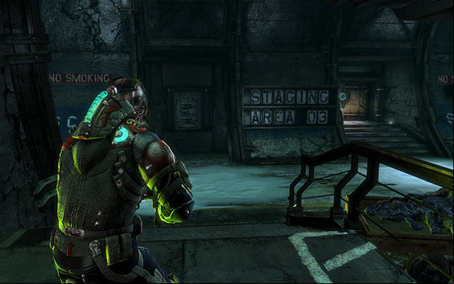 The elevator which takes you to the part of the facility, where youll find the side mission, can be activated by bying the security in power box - Investigate Artifact Storage | Side missions: Artifact Storage - Side missions: Artifact Storage - Dead Space 3 Game Guide