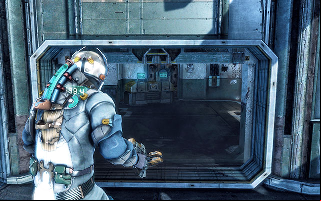 On the other side youll find an entrance to the room, where weapon part lies in the crate - Chapter 4 - p. 1 | Secrets - Secrets - Dead Space 3 Game Guide