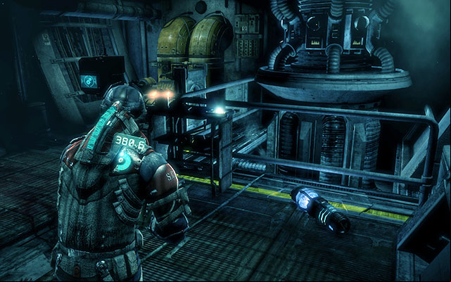 On the locker, next to the generator - Chapter 4 - p. 2 | Secrets - Secrets - Dead Space 3 Game Guide