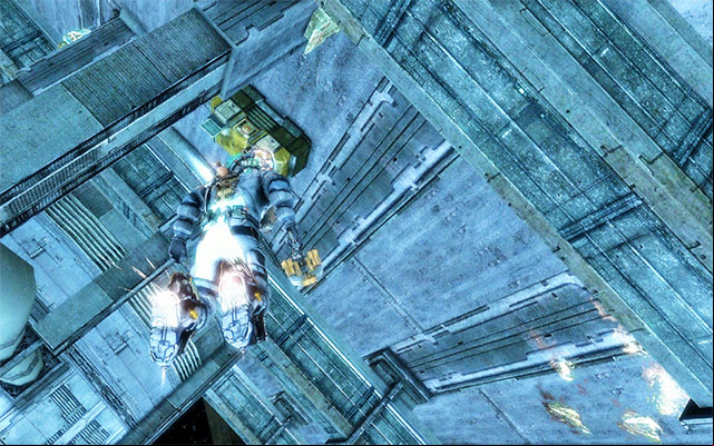 You should see a crate there - inside it you can find the upgrade - Chapter 4 - p. 2 | Secrets - Secrets - Dead Space 3 Game Guide