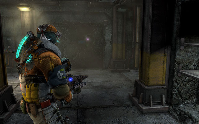 Inside the storeroom in the room which can be opened with torque bar - Chapter 11 - p. 1 | Secrets - Secrets - Dead Space 3 Game Guide