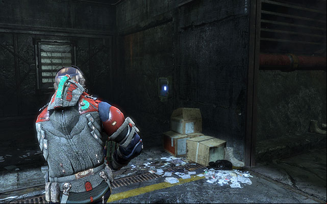In the wall locker, near the generator under the bridge - Chapter 14 - p. 2 | Secrets - Secrets - Dead Space 3 Game Guide