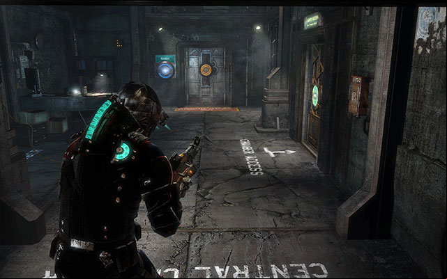On the table in the room with the elevator and a storage - Chapter 14 - p. 2 | Secrets - Secrets - Dead Space 3 Game Guide