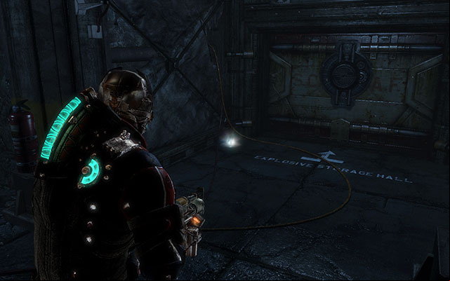 In the corner, near one of locked doors, in the room with supplies and a cargo elevator - Chapter 14 - p. 2 | Secrets - Secrets - Dead Space 3 Game Guide