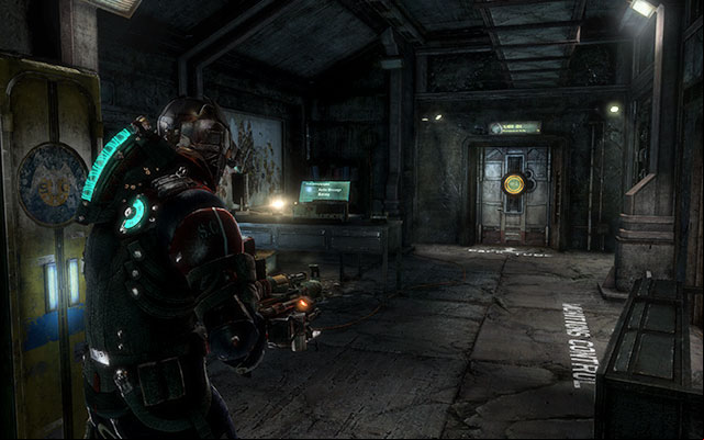 On the table in the room after crossing the first catwalk - Chapter 14 - p. 2 | Secrets - Secrets - Dead Space 3 Game Guide