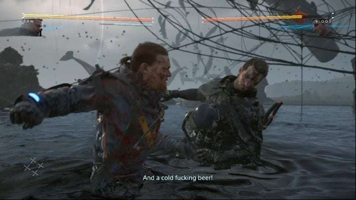 The last phase is significantly different from the previous fights in the game - Chapter 9 - Higgs | Death Stranding Walkthrough - Main story - Death Stranding Guide