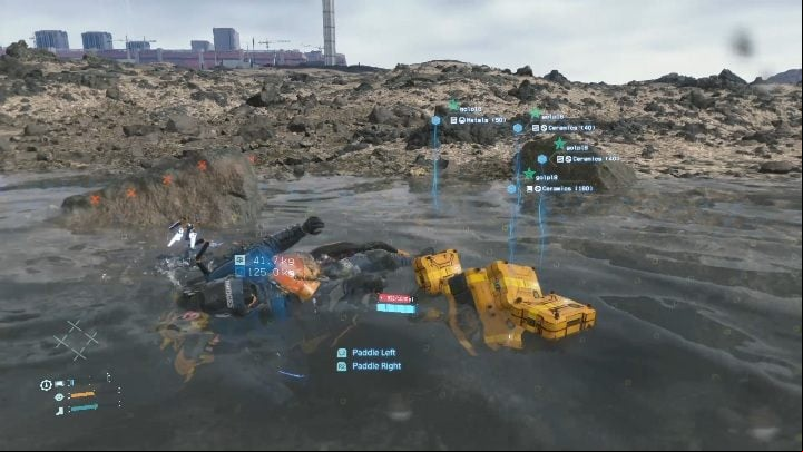 Considering the weight of the load, try to avoid rivers and mountains - Chapter 3 - Fragile | Death Stranding Walkthrough - Main story - Death Stranding Guide