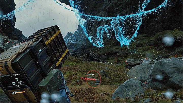 The silhouette of a BT will appear only if he is close to the main character - Fighting Beached Things in Death Stranding - Basics - Death Stranding Guide