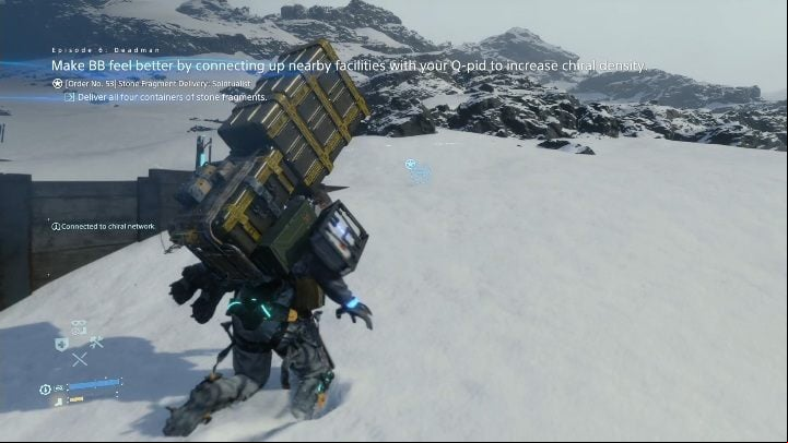 This is one of the most difficult but also more interesting tasks in this chapter - Chapter 6 - Dean | Death Stranding Walkthrough - Main story - Death Stranding Guide