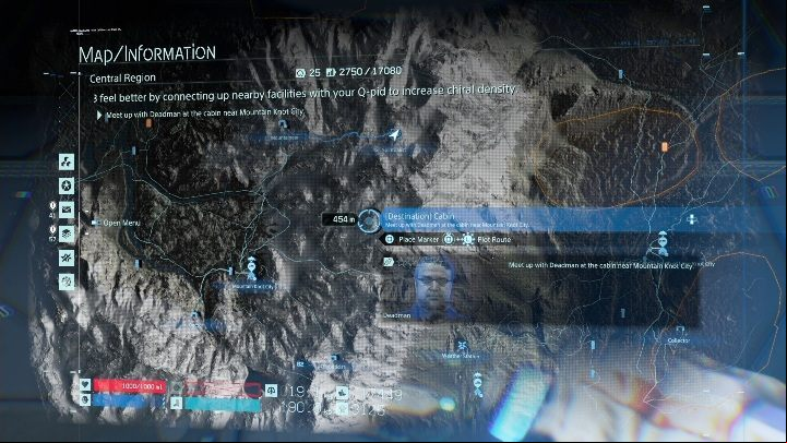If you have completed all orders available in this chapter, then move to the location marked on the screenshot above - Chapter 6 - Dean | Death Stranding Walkthrough - Main story - Death Stranding Guide