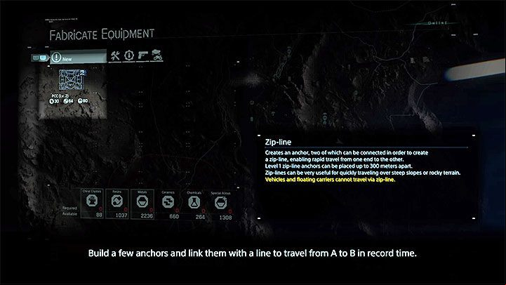 Zip-line becomes available after advancing to Chapter 5: Mother - How to use a zip-line in Death Stranding? - Exploration and cargo transportation - Death Stranding Guide