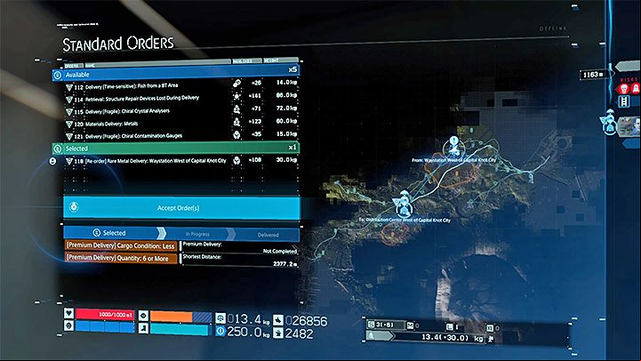 As a reminder, the game has Standard orders and Standard orders (for bots) - Is it profitable to complete side orders in Death Stranding? - Campaign - Death Stranding Guide