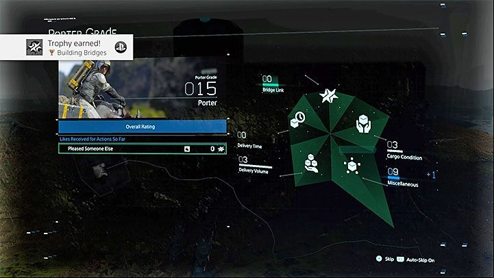Trophy type: bronze - Death Stranding - List of trophies - Trophy Guide - Death Stranding Guide