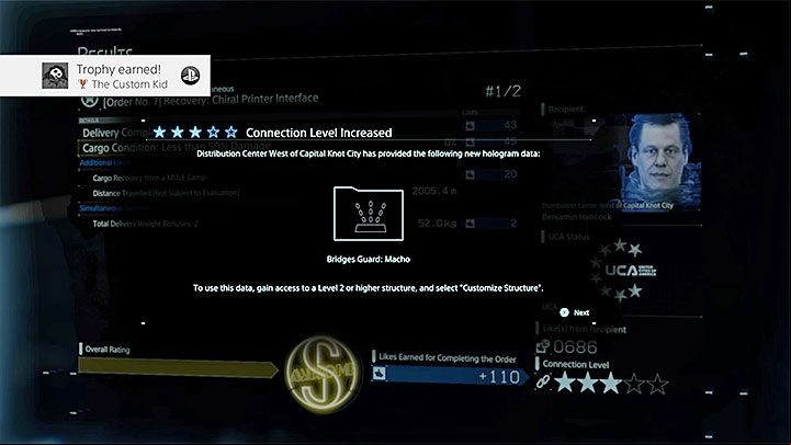 Trophy type: bronze - Death Stranding - List of trophies - Trophy Guide - Death Stranding Guide