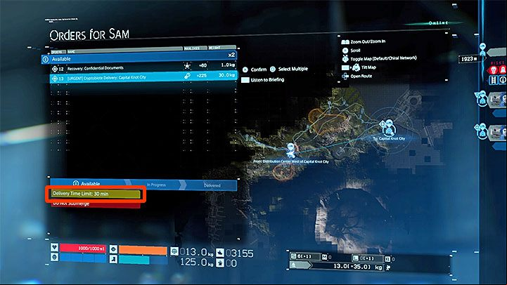 Yes, some orders may force you to complete them within the imposed time limit - Death Stranding Guide