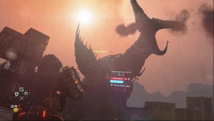 A rocket launcher is perfect for this opponent - The whale, big fish | Death Stranding Boss - Bosses - Death Stranding Guide