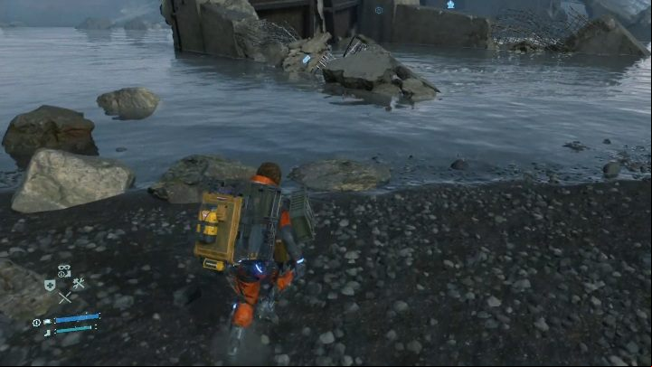 The Bridge on the River Kwai is located on the west side of a broken bridge - Memory Chips in Death Stranding - Collectibles - Death Stranding Guide