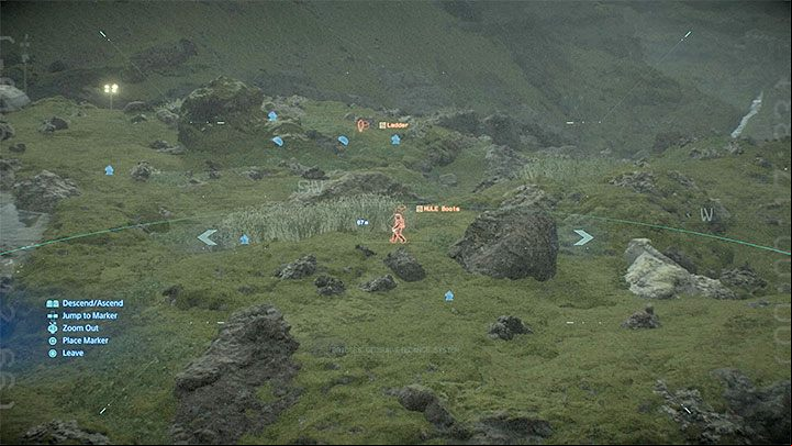 Before you approach a MULE camp, scout the area to determine their position - How to eliminate enemies stealthily in Death Stranding? - Combat - Death Stranding Guide