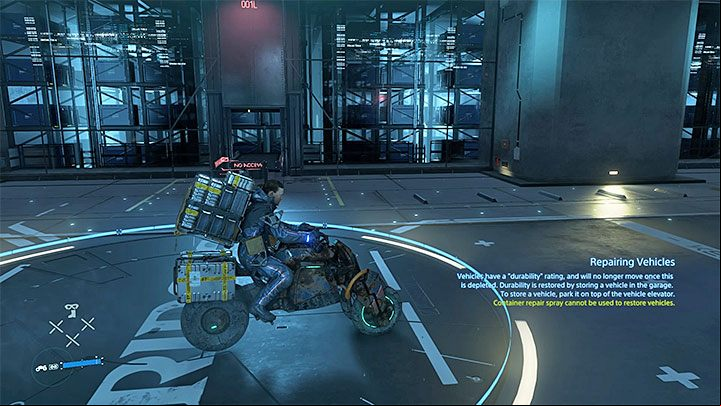 The generator charges machines and vehicles wirelessly, so all you need to do is keep the bike as close to it as possible - How to get and start a new motorcycle in Death Stranding? - Exploration and cargo transportation - Death Stranding Guide