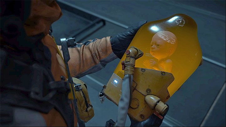 Bridge Baby will Sam after several main story missions - What role does BB (Bridge Baby) play in Death Stranding? - Exploration and cargo transportation - Death Stranding Guide