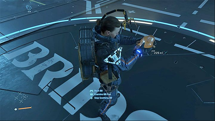 The scanner works correctly only if the BB isnt stressed out or ill - What role does BB (Bridge Baby) play in Death Stranding? - Exploration and cargo transportation - Death Stranding Guide