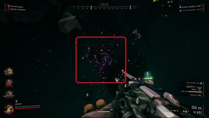 Bittergem deposits are usually very difficult to access due to its enormous value - Deep Rock Galactic: Bittergem mineral, how to find? - Minerals - Deep Rock Galactic Guide