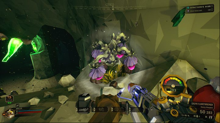 Starch Nut can be found throughout the planetary system - Deep Rock Galactic: Starch Nut - plant, resource - Plants - Deep Rock Galactic Guide