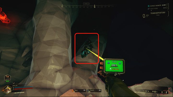 Morkite is a very distinctive raw material and it glows in the dark so it cannot be missed even in complete darkness - Deep Rock Galactic: Mining Expeditions, Main mission objective - Mining Expeditions - Deep Rock Galactic Guide