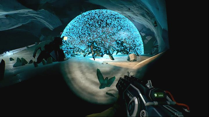 The disadvantage of this gadget is that it does not inflict direct damage, and is only useful for controlling the behavior of opponents - Deep Rock Galactic: Scout - throwing items - Scout - Deep Rock Galactic Guide