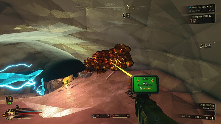 Although Bosco himself sometimes decides what he wants to do, any command given to him by the player cancels the previous one and is immediately executed - Deep Rock Galactic: APD-B317 (Bosco) - Basics - Deep Rock Galactic Guide