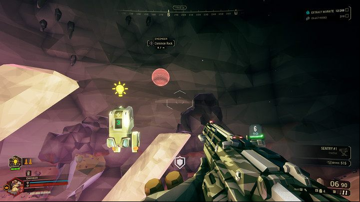 The procedure for illuminating a given point inside a cave is very similar to that of extracting resources - Deep Rock Galactic: APD-B317 (Bosco) - Basics - Deep Rock Galactic Guide