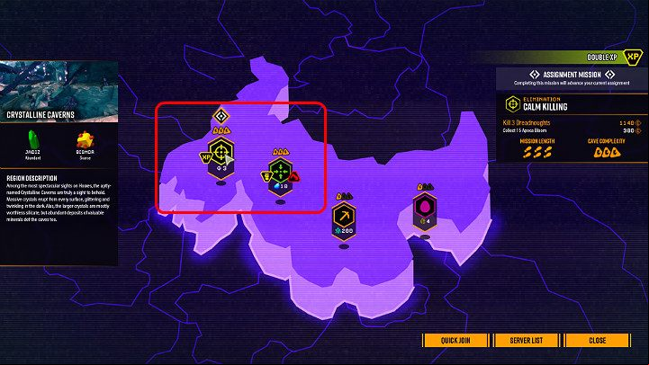 Anomalies and warnings can be recognized by additional icons appearing next to mission names at the mission selection screen - Deep Rock Galactic: Mutators - Basics - Deep Rock Galactic Guide