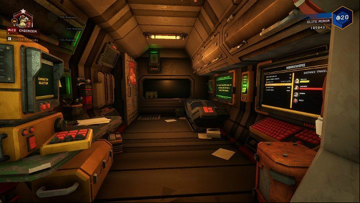 All cosmetic items that you have managed to buy at the accessories store or acquire during the Deep Rock Galactic gameplay will be stored in the wardrobe - Deep Rock Galactic: Space Rig - map - Basics - Deep Rock Galactic Guide