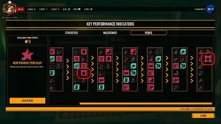 On the skill board in 4th and 5th columns you can find a Perk called New ive Perk Slot - Deep Rock Galactic: Perks - Basics - Deep Rock Galactic Guide