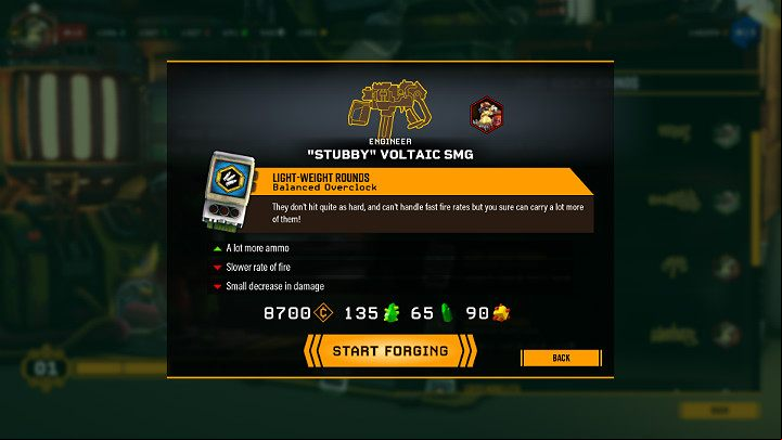 All obtained Overclocks appear in The Forge and must be created first, that is, before the player can use them - Deep Rock Galactic: Overclocks - how to use and unlock? - FAQ - Deep Rock Galactic Guide